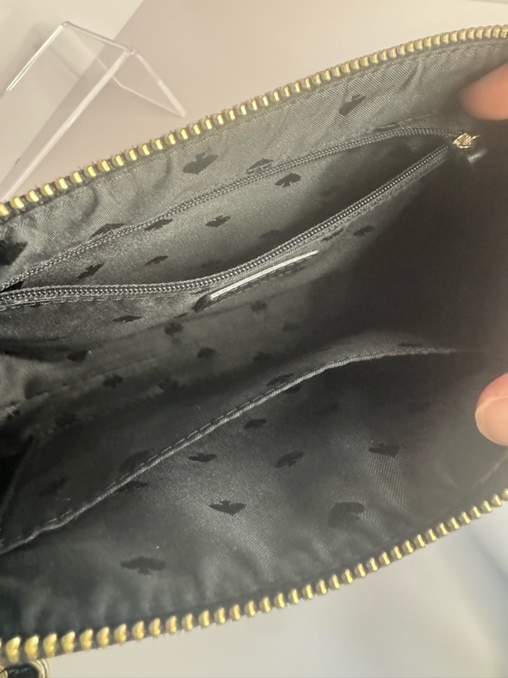 💖 #273 Kate Spade Sawyer Street Declan Black Smooth Leather Crossbody Bag - Picture 12 of 14